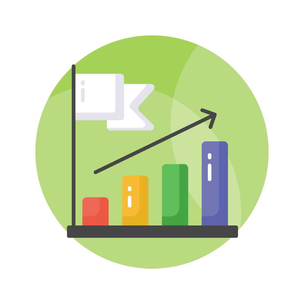 afferrare Questo modificabile vettore di crescita grafico, attività commerciale analisi icona design