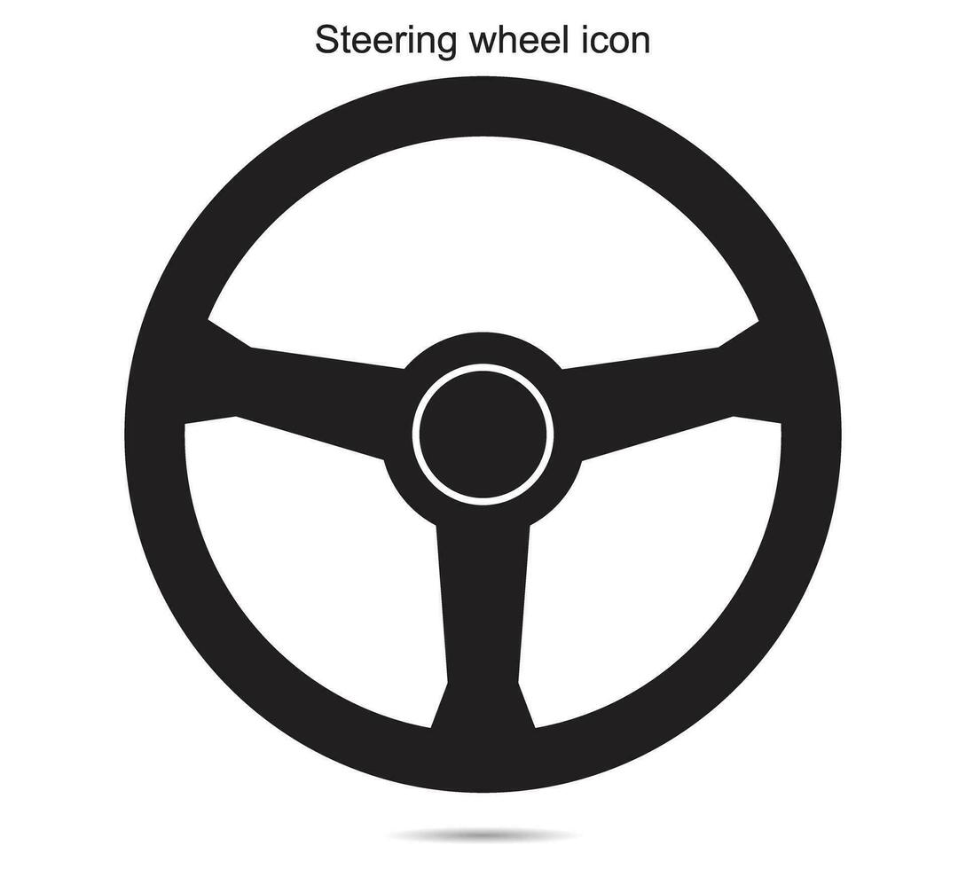 timone ruota icona, vettore illustrazione.