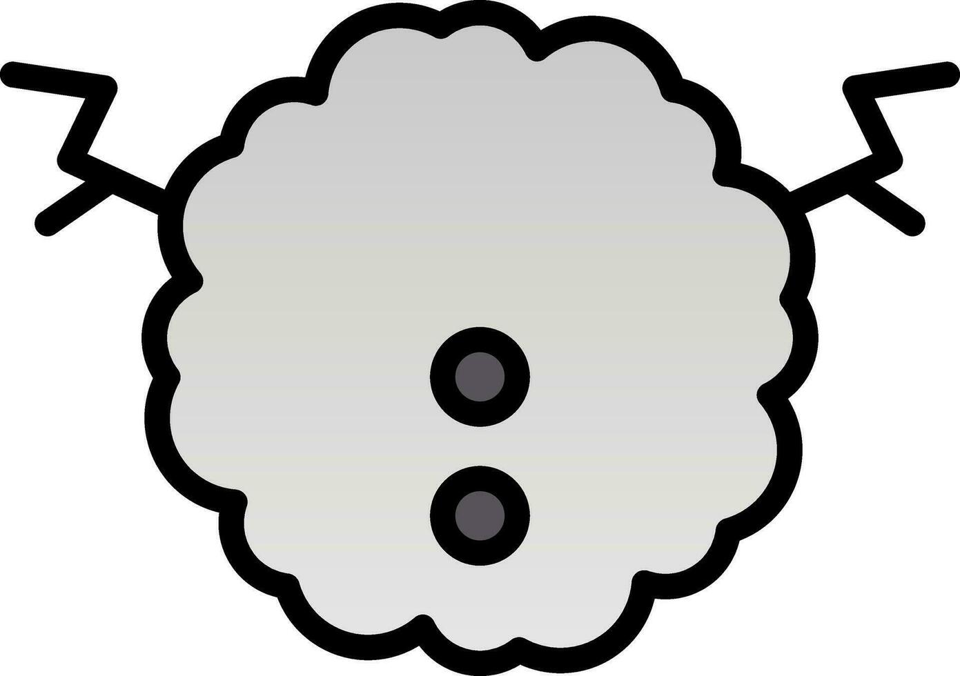 palla di neve vettore icona design