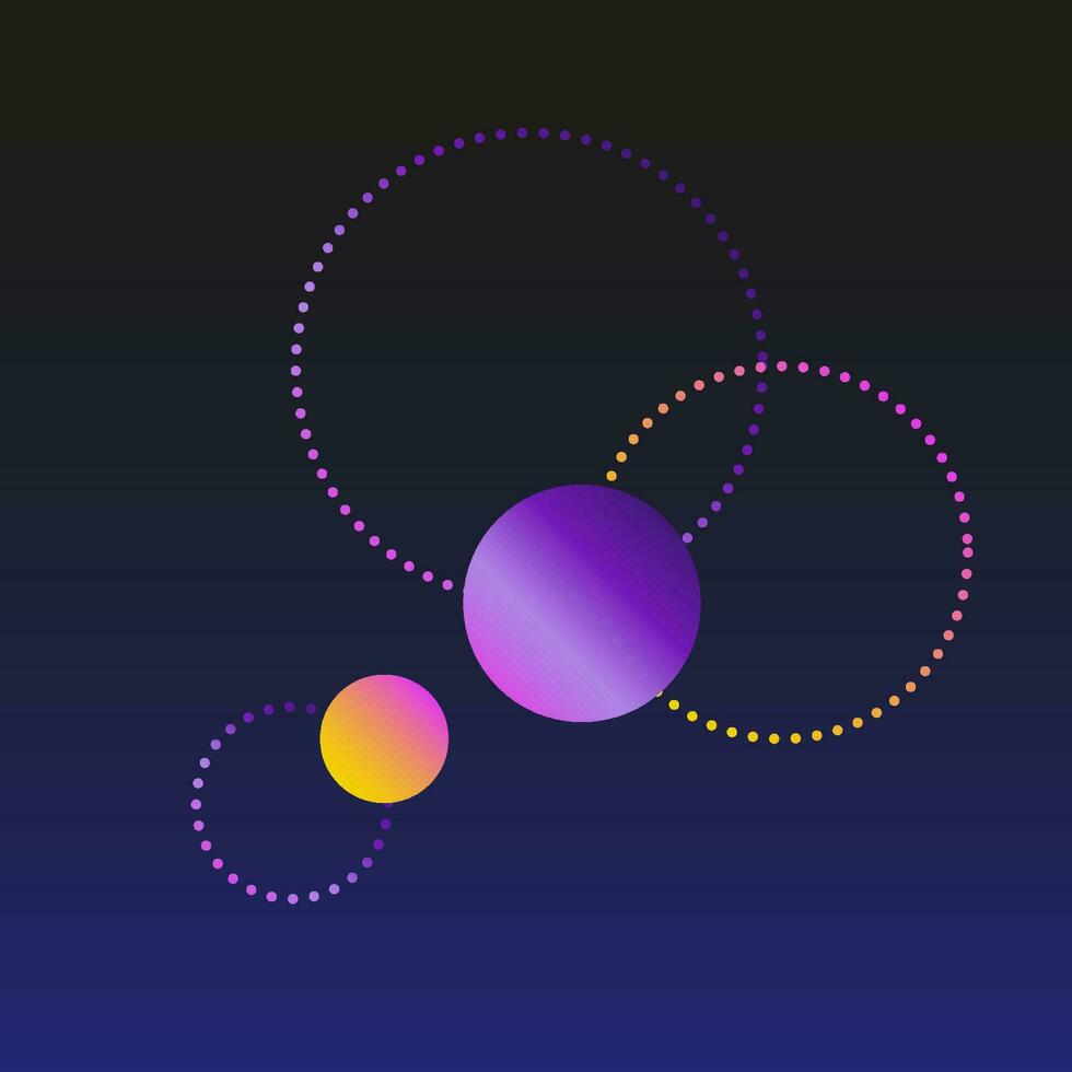 il giro cerchio pendenza struttura luminosa colorato forma astratto vettore modello sfondo