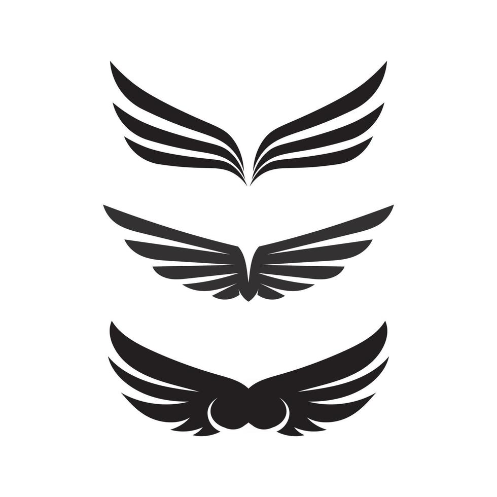 ali di falco logo modello icona vettore logo design app