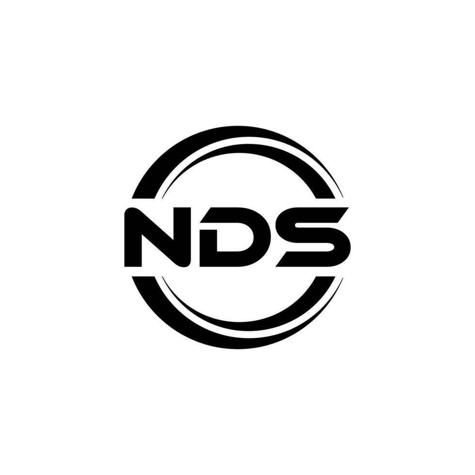 nds logo disegno, ispirazione per un' unico identità. moderno eleganza e creativo design. filigrana il tuo successo con il Impressionante Questo logo. vettore