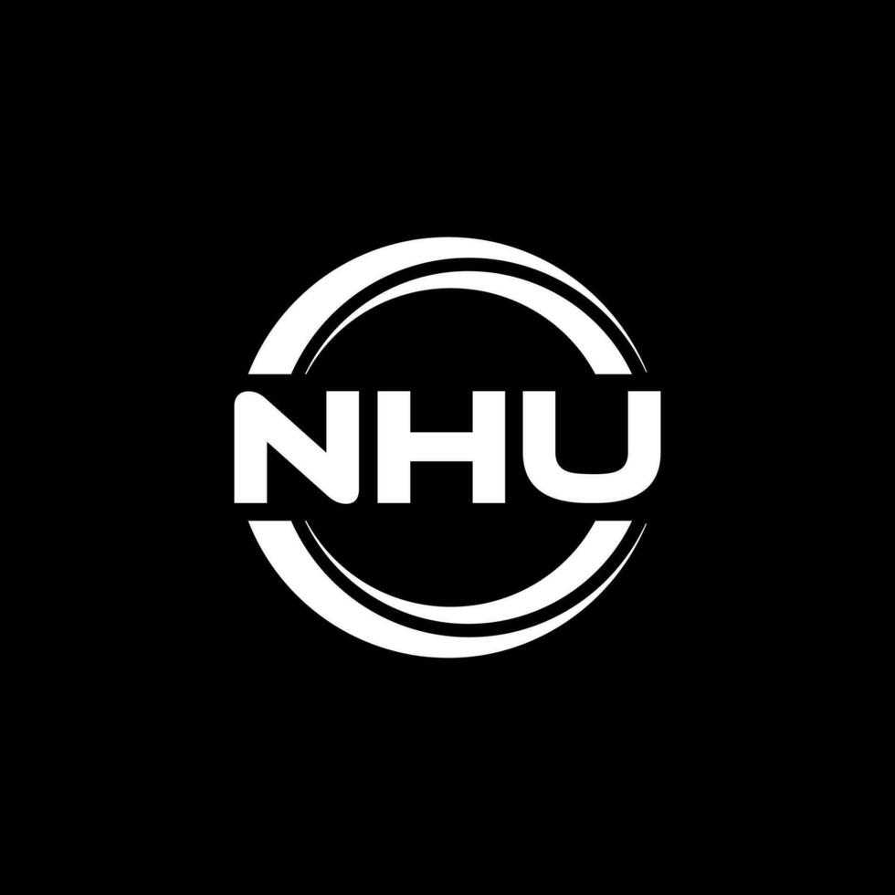 nhu logo disegno, ispirazione per un' unico identità. moderno eleganza e creativo design. filigrana il tuo successo con il Impressionante Questo logo. vettore