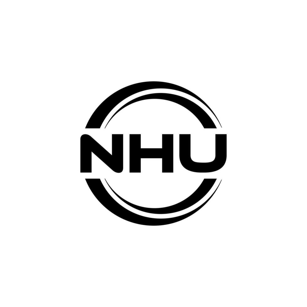 nhu logo disegno, ispirazione per un' unico identità. moderno eleganza e creativo design. filigrana il tuo successo con il Impressionante Questo logo. vettore