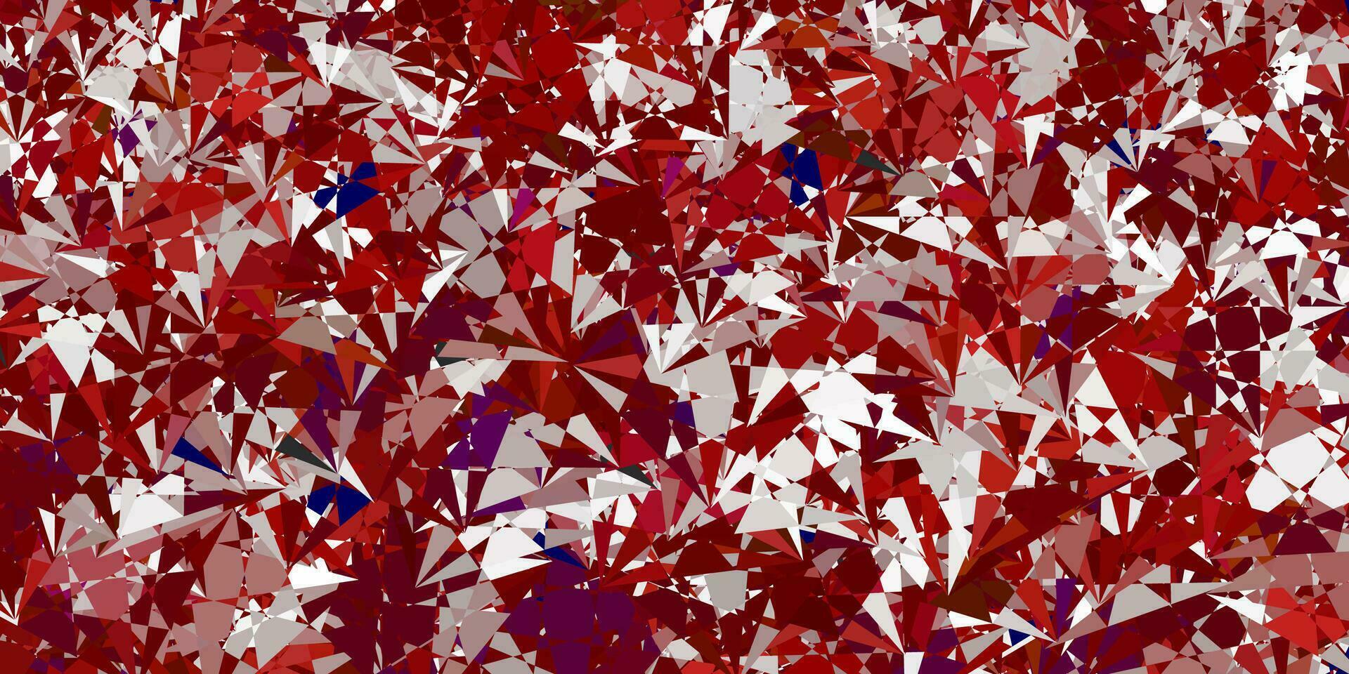 sfondo vettoriale rosso chiaro con forme poligonali.