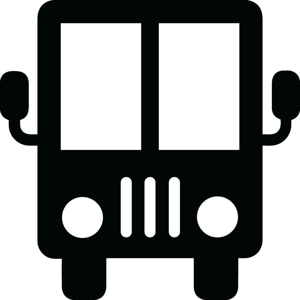 autobus mezzi di trasporto simbolo icona vettore Immagine. illustrazione di il silhouette autobus trasporto pubblico viaggio design Immagine. eps 10