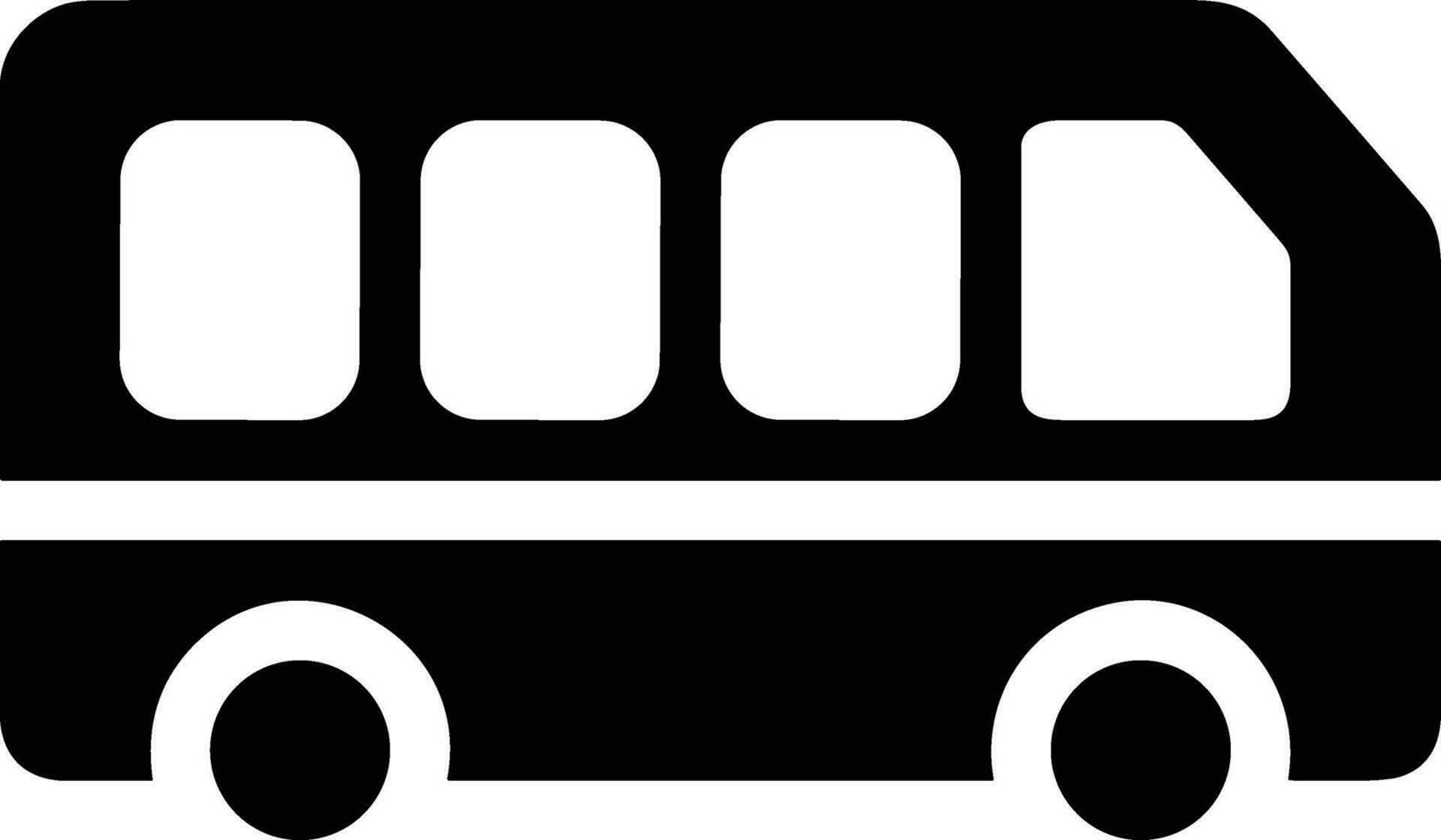 autobus mezzi di trasporto simbolo icona vettore Immagine. illustrazione di il silhouette autobus trasporto pubblico viaggio design Immagine. eps 10