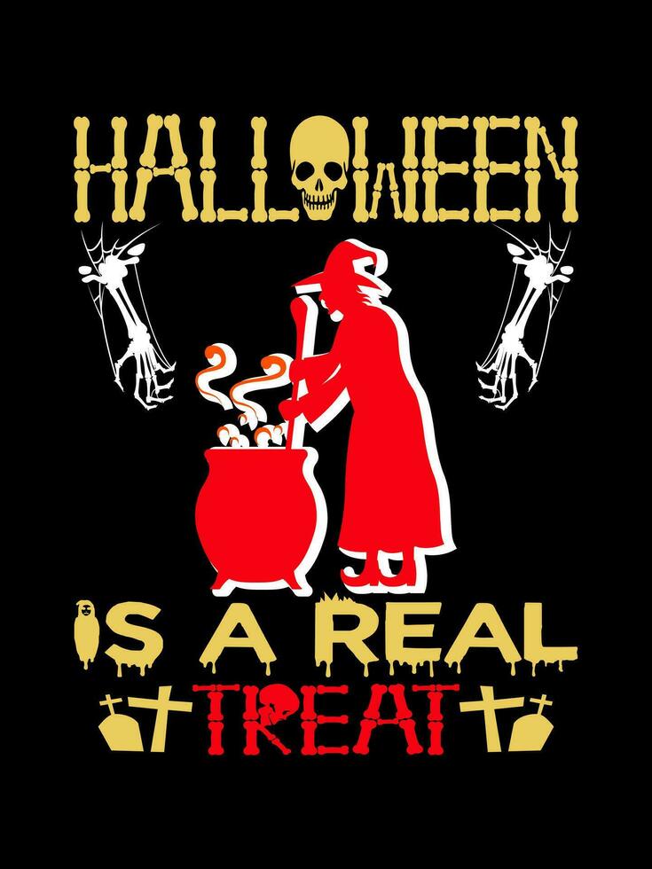 Halloween orrore Vintage ▾ maglietta design e pauroso lettering Stampa modello vettore tipografia grafica arte