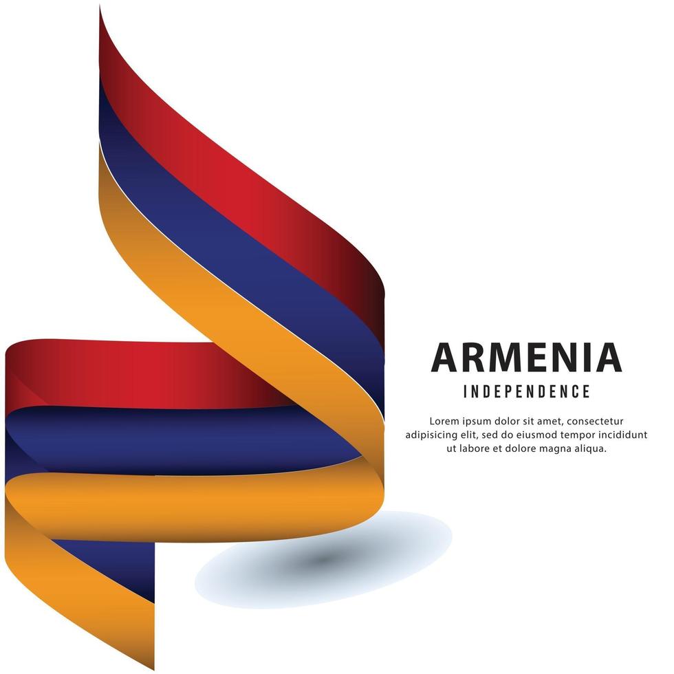 giorno dell'indipendenza dell'Armenia 02 vettore
