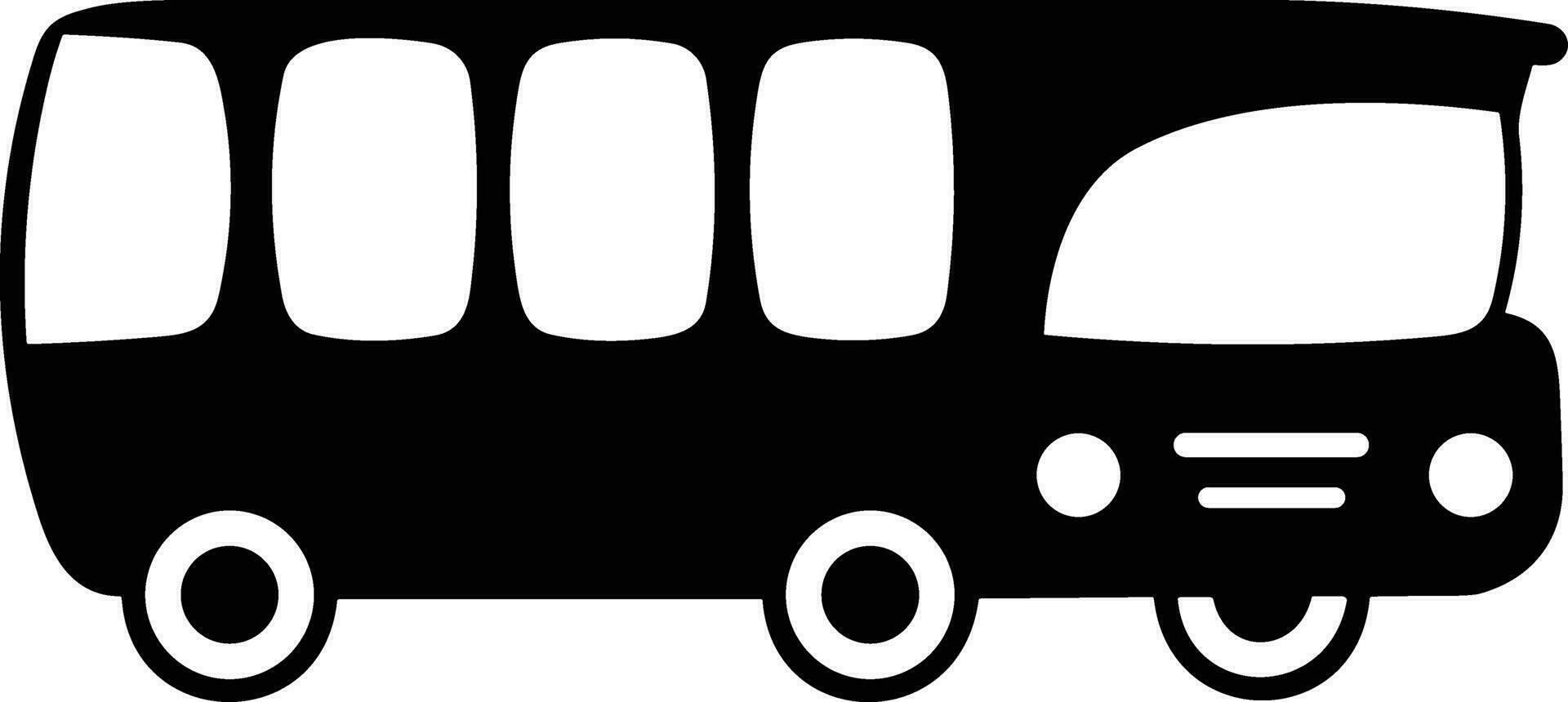 autobus mezzi di trasporto simbolo icona vettore Immagine. illustrazione di il silhouette autobus trasporto pubblico viaggio design Immagine. eps 10