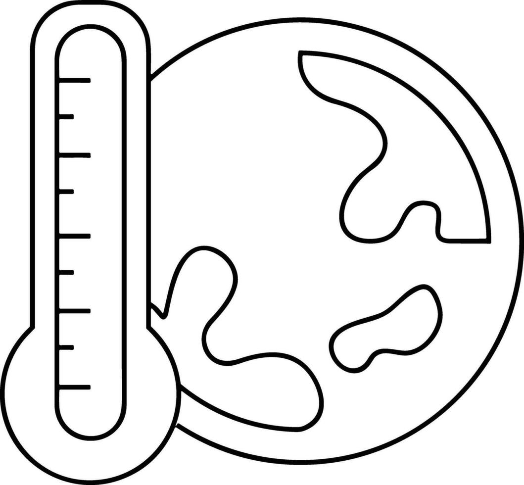 termometro medicina icona simbolo Immagine vettore. illustrazione di il temperatura freddo e caldo misurare attrezzo design immagine.eps 10 vettore