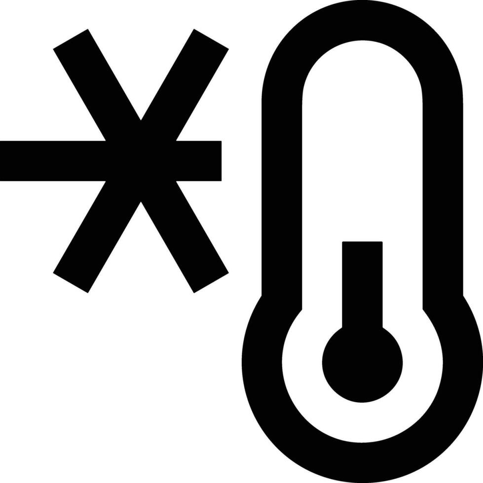 termometro medicina icona simbolo Immagine vettore. illustrazione di il temperatura freddo e caldo misurare attrezzo design immagine.eps 10 vettore