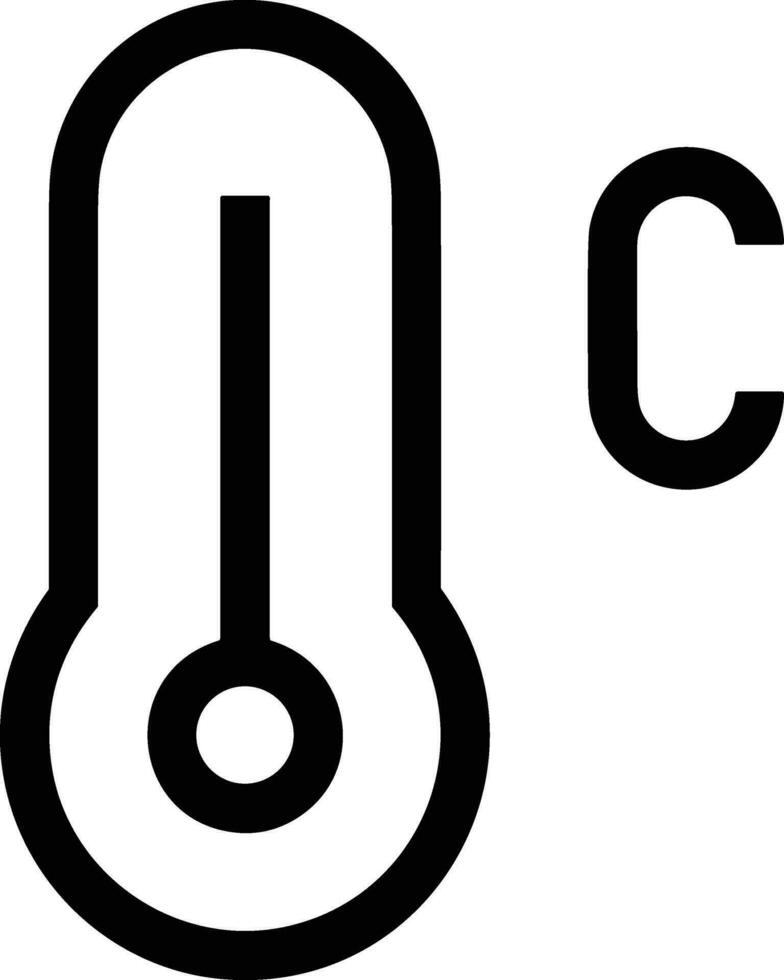 termometro medicina icona simbolo Immagine vettore. illustrazione di il temperatura freddo e caldo misurare attrezzo design immagine.eps 10 vettore