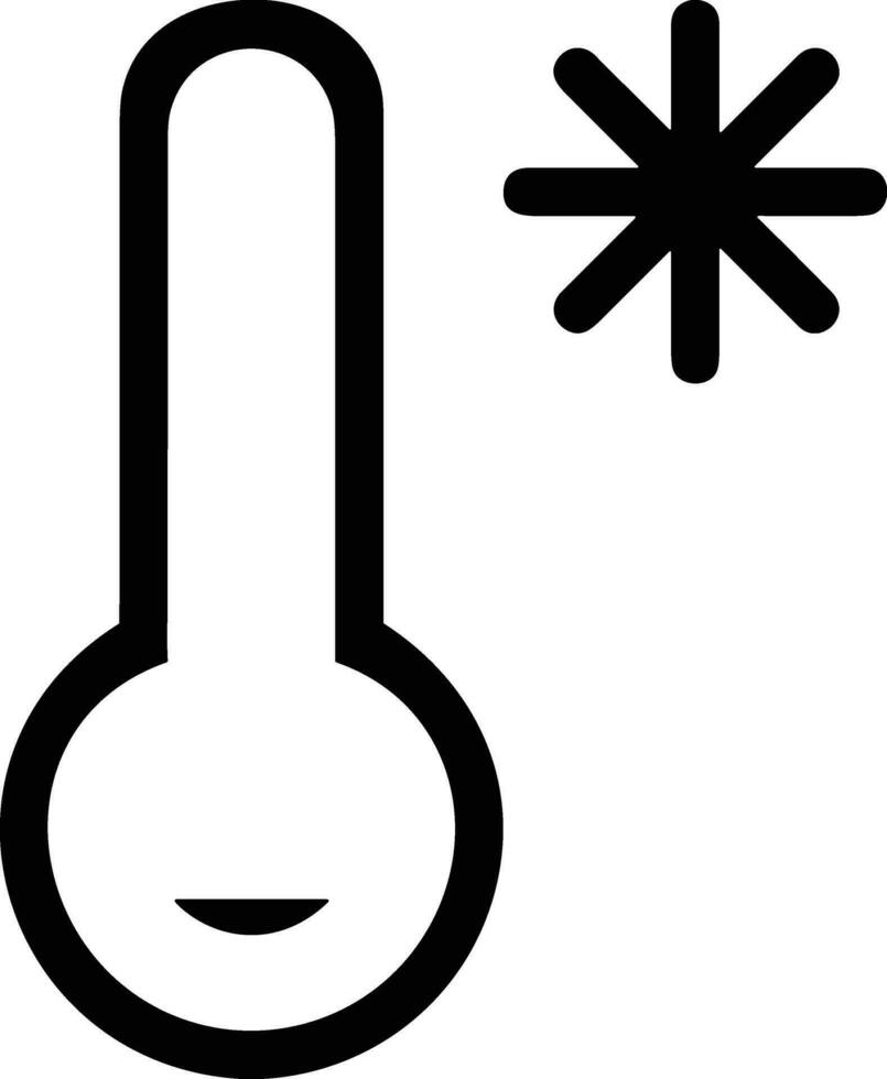 termometro medicina icona simbolo Immagine vettore. illustrazione di il temperatura freddo e caldo misurare attrezzo design immagine.eps 10 vettore