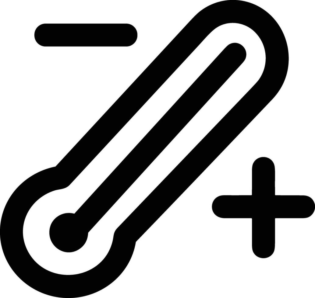 termometro medicina icona simbolo Immagine vettore. illustrazione di il temperatura freddo e caldo misurare attrezzo design immagine.eps 10 vettore