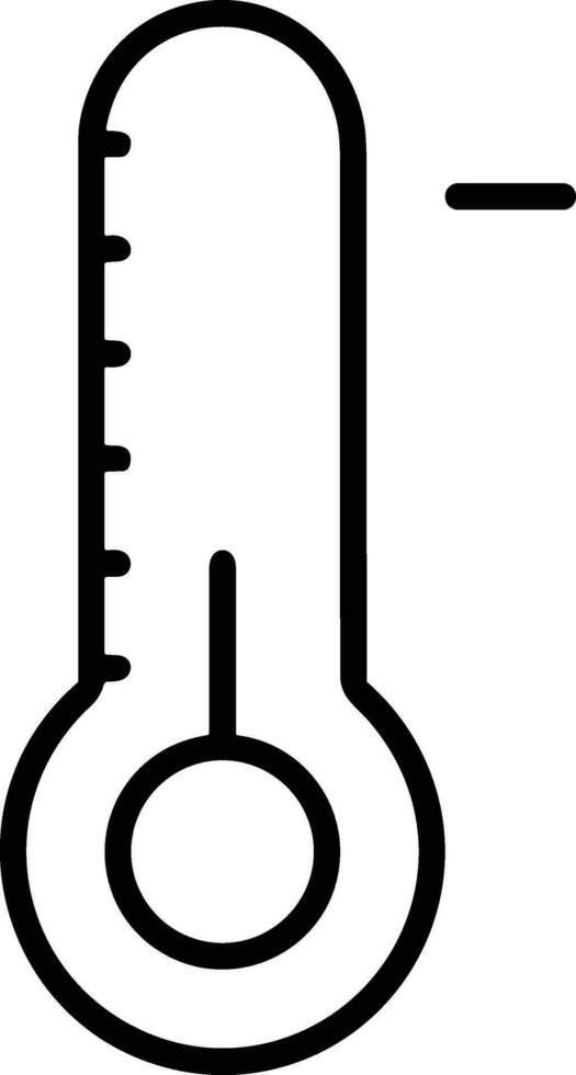 termometro medicina icona simbolo Immagine vettore. illustrazione di il temperatura freddo e caldo misurare attrezzo design immagine.eps 10 vettore