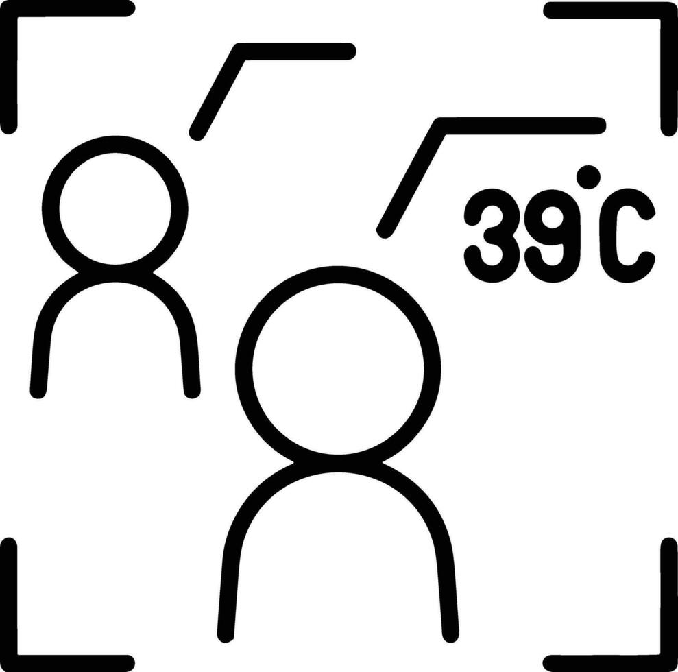 termometro medicina icona simbolo Immagine vettore. illustrazione di il temperatura freddo e caldo misurare attrezzo design immagine.eps 10 vettore