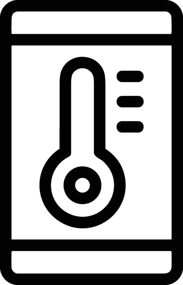 termometro medicina icona simbolo Immagine vettore. illustrazione di il temperatura freddo e caldo misurare attrezzo design immagine.eps 10 vettore