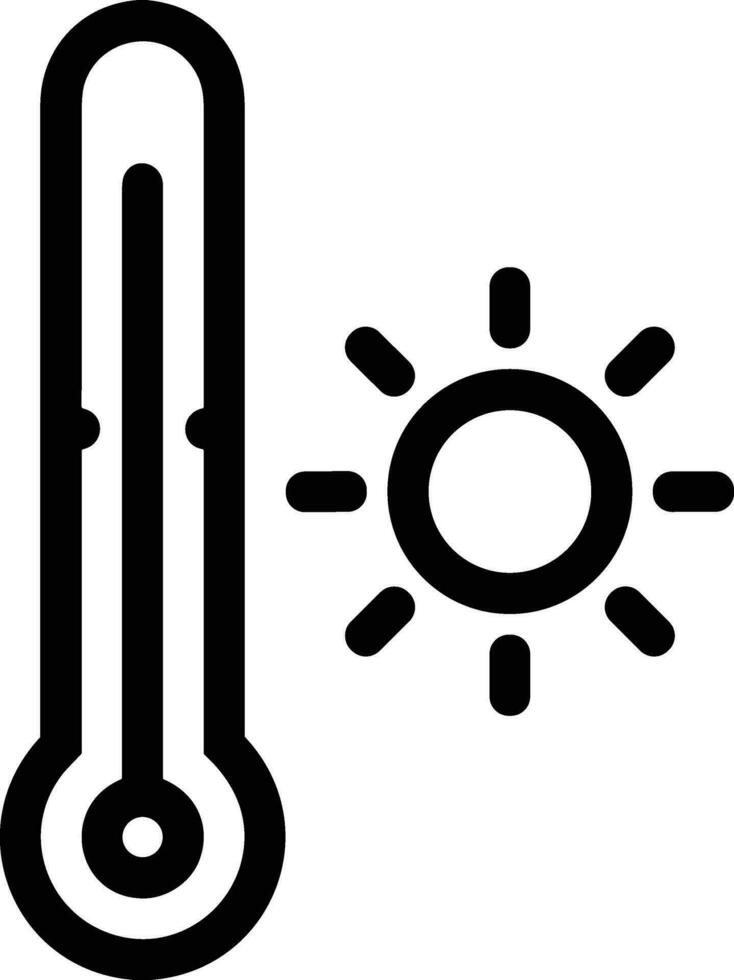 termometro medicina icona simbolo Immagine vettore. illustrazione di il temperatura freddo e caldo misurare attrezzo design immagine.eps 10 vettore