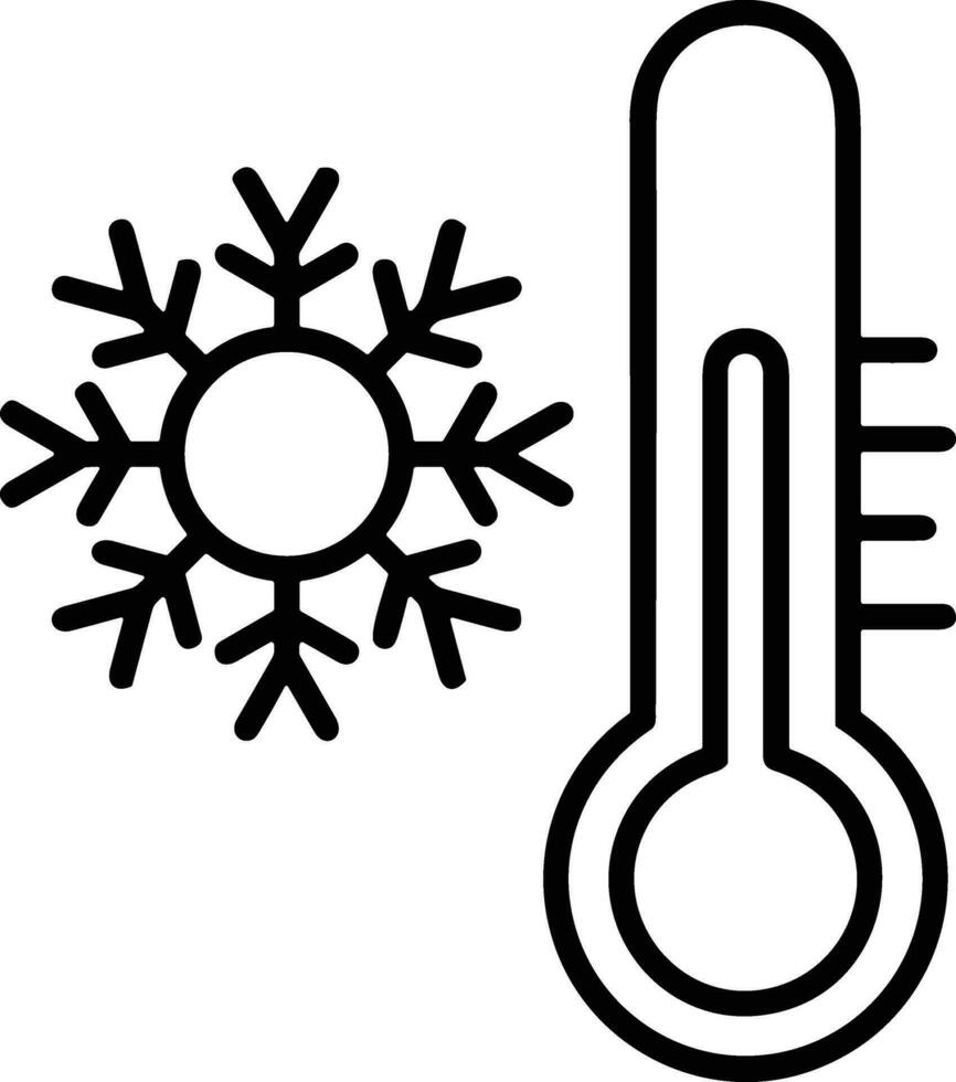 termometro medicina icona simbolo Immagine vettore. illustrazione di il temperatura freddo e caldo misurare attrezzo design immagine.eps 10 vettore