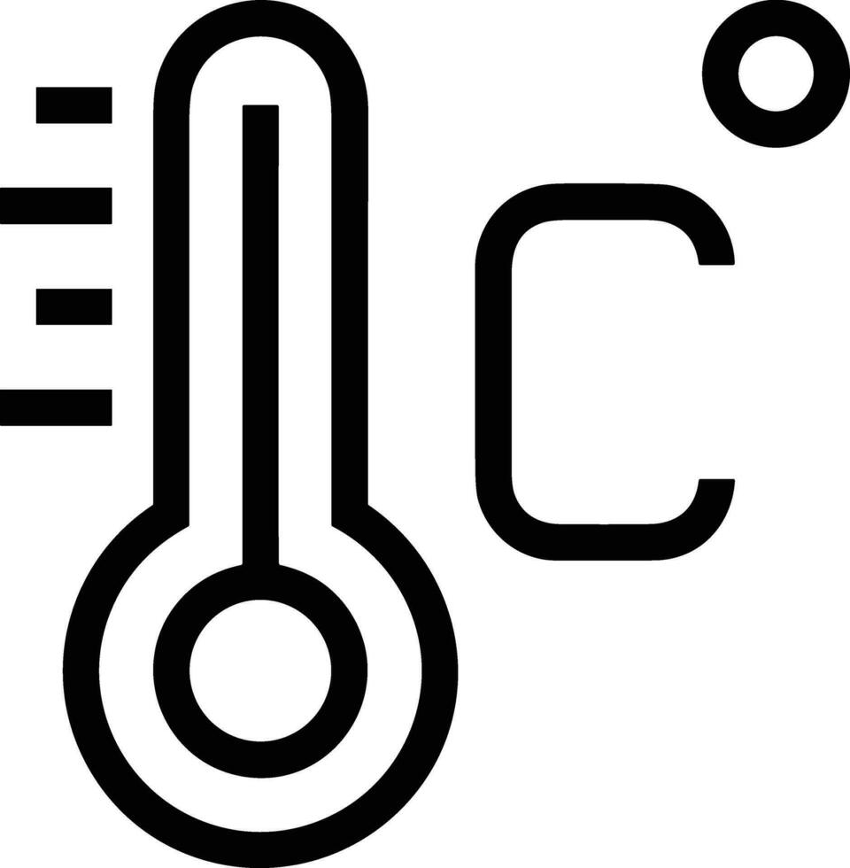 termometro medicina icona simbolo Immagine vettore. illustrazione di il temperatura freddo e caldo misurare attrezzo design immagine.eps 10 vettore