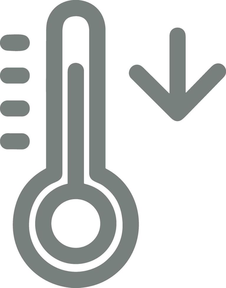 termometro medicina icona simbolo Immagine vettore. illustrazione di il temperatura freddo e caldo misurare attrezzo design immagine.eps 10 vettore