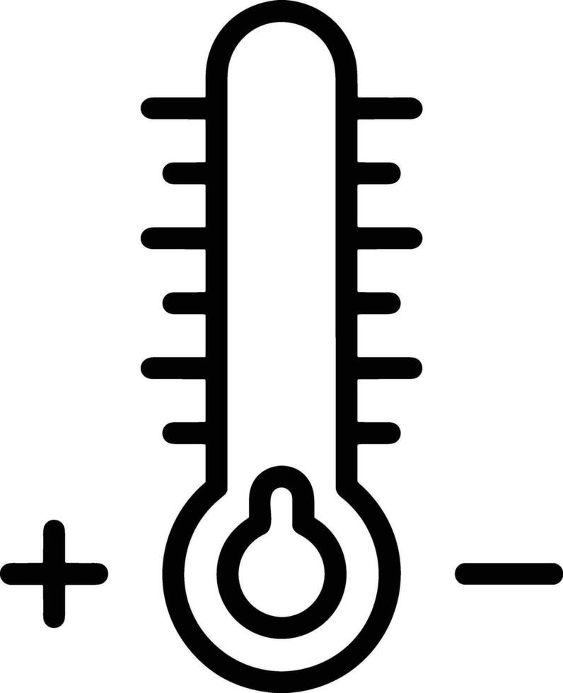 termometro medicina icona simbolo Immagine vettore. illustrazione di il temperatura freddo e caldo misurare attrezzo design immagine.eps 10 vettore