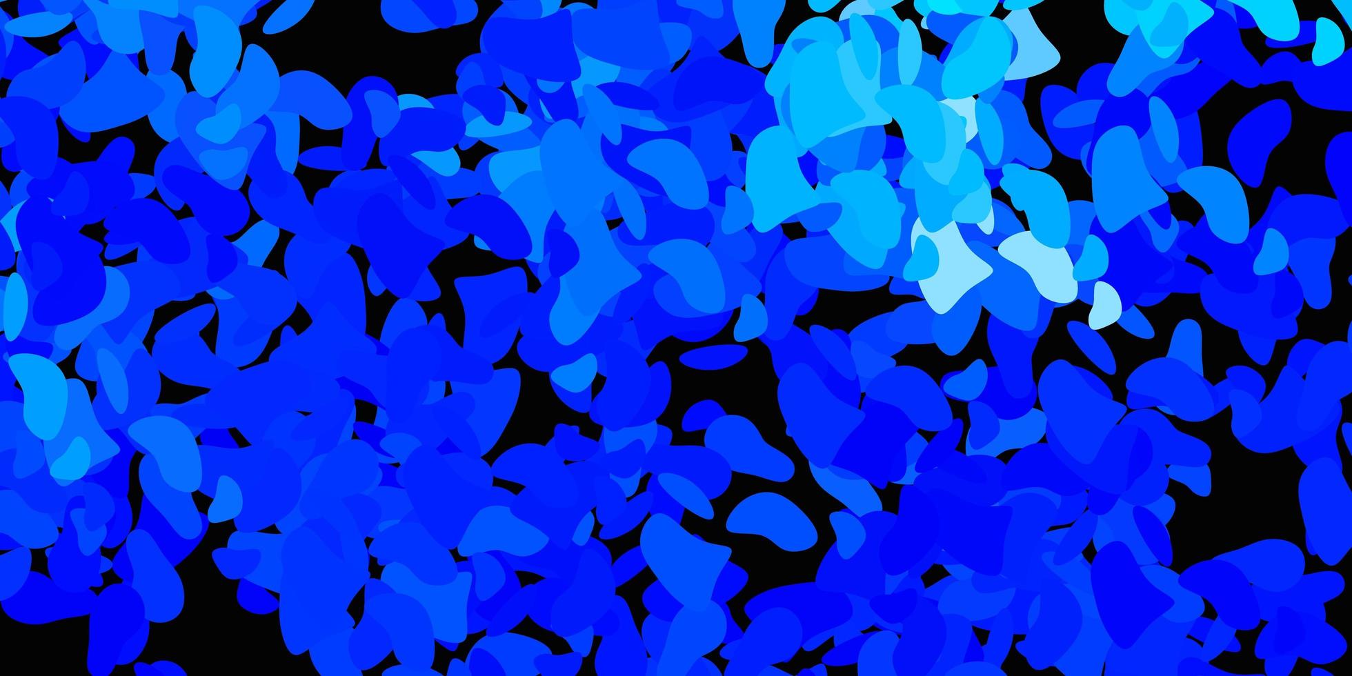 sfondo vettoriale azzurro con forme caotiche.