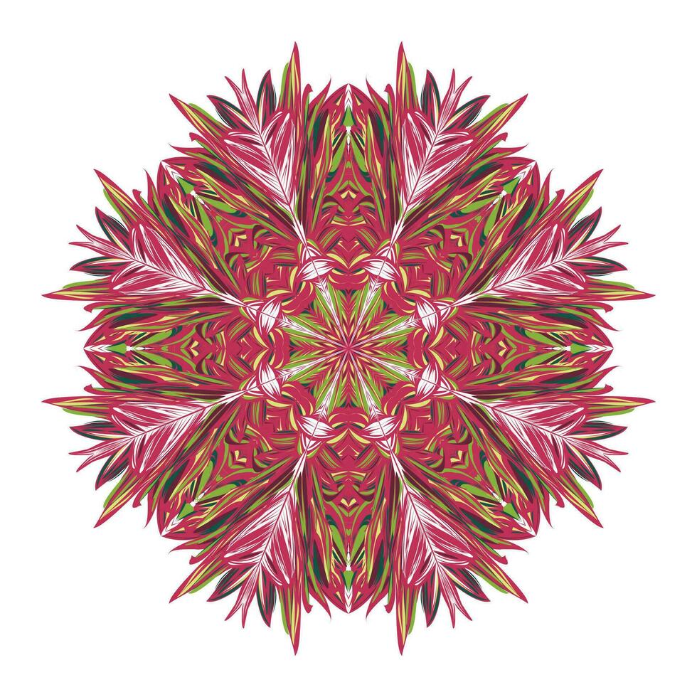 bellissimo mandala ornamento design con geometrico cerchio elemento fatto nel vettore realistico lusso mandala sfondo bellissimo mandala design illustrazione