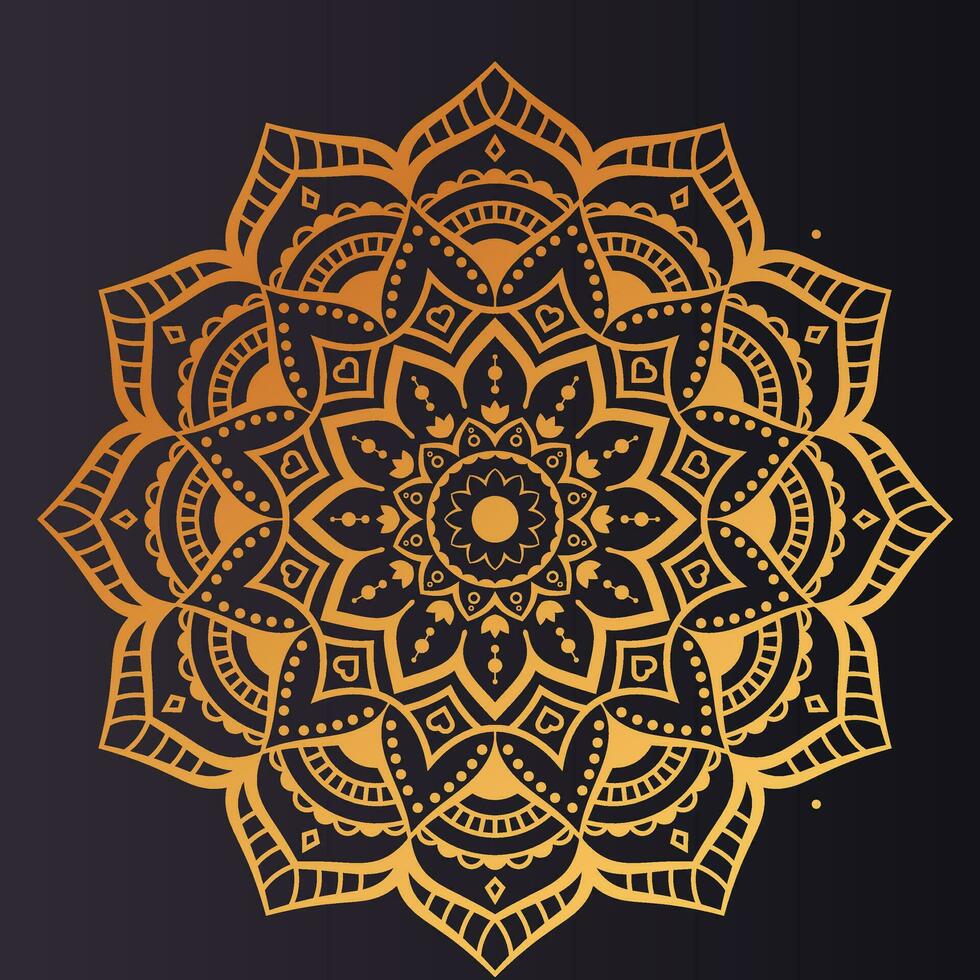 bellissimo mandala ornamento design con geometrico cerchio elemento fatto nel vettore realistico lusso mandala sfondo bellissimo mandala design illustrazione