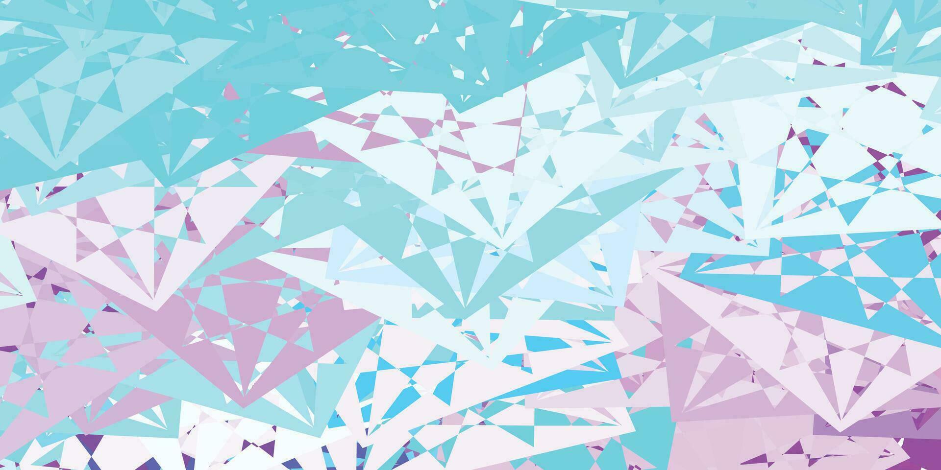 sfondo vettoriale rosa chiaro, blu con forme poligonali.