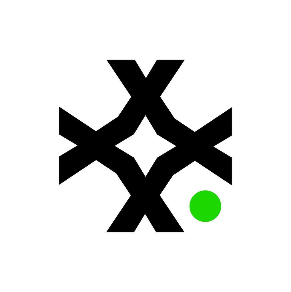 X azienda monogramma. X iniziale lettera icona. vettore