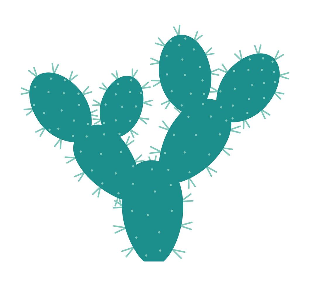 illustrazione di cactus verde vettore