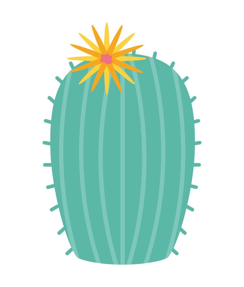 cactus con fiore vettore