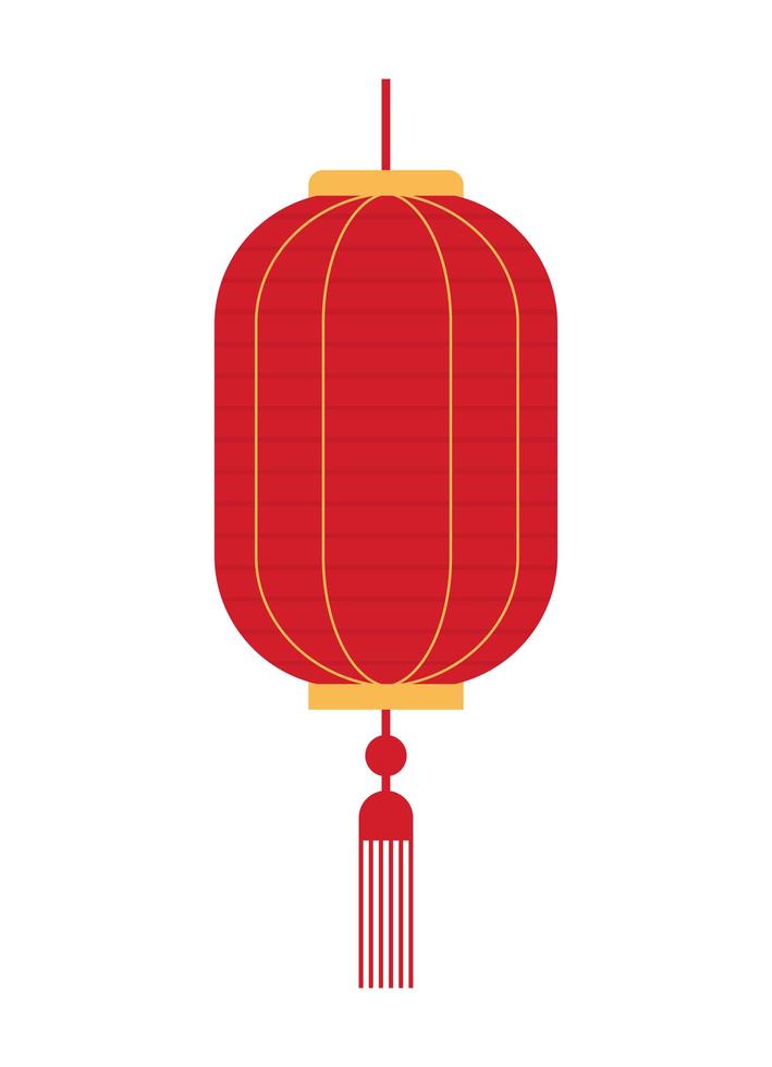 ornamento cinese rosso vettore