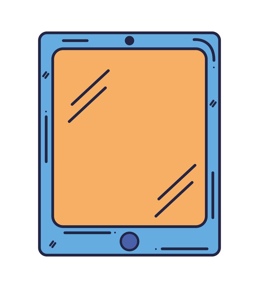 icona tablet blu blue vettore