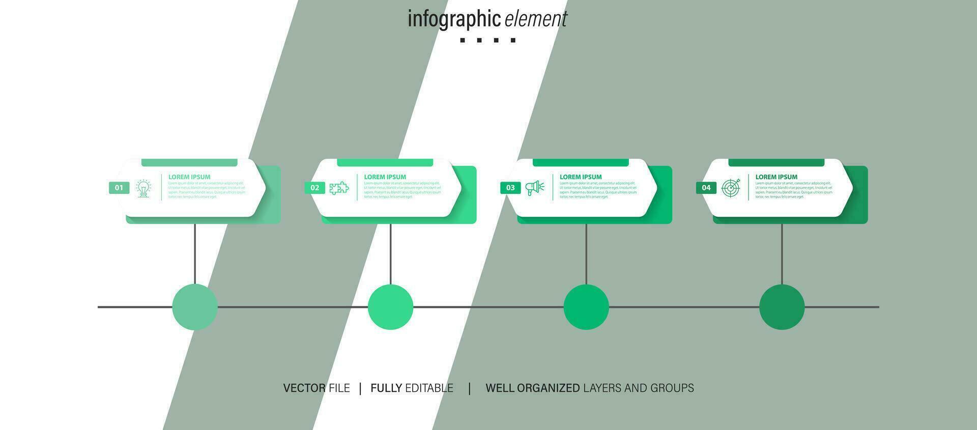 vettore Infografica rapporto modello