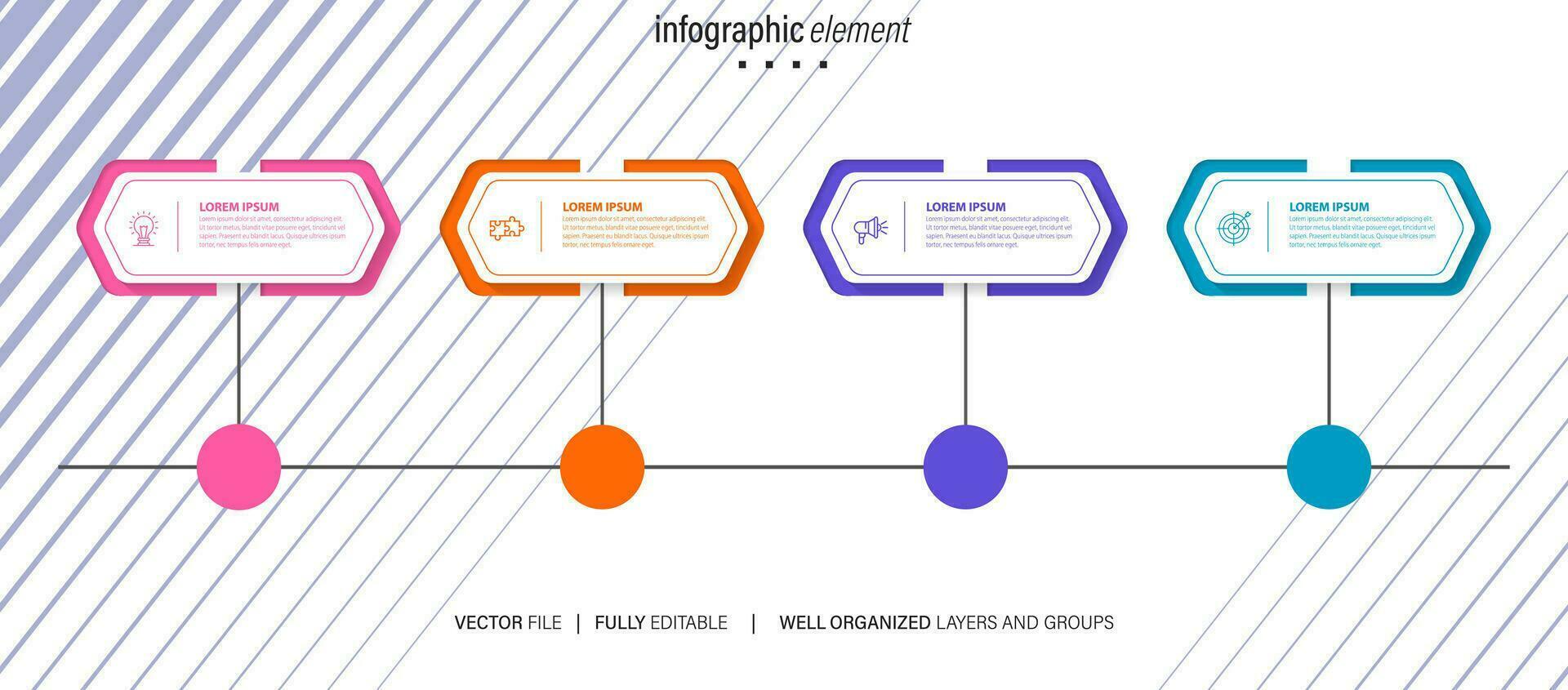 business road map timeline infographic icone progettate per sfondo astratto modello pietra miliare elemento moderno diagramma tecnologia di processo marketing digitale dati presentazione grafico illustrazione vettoriale