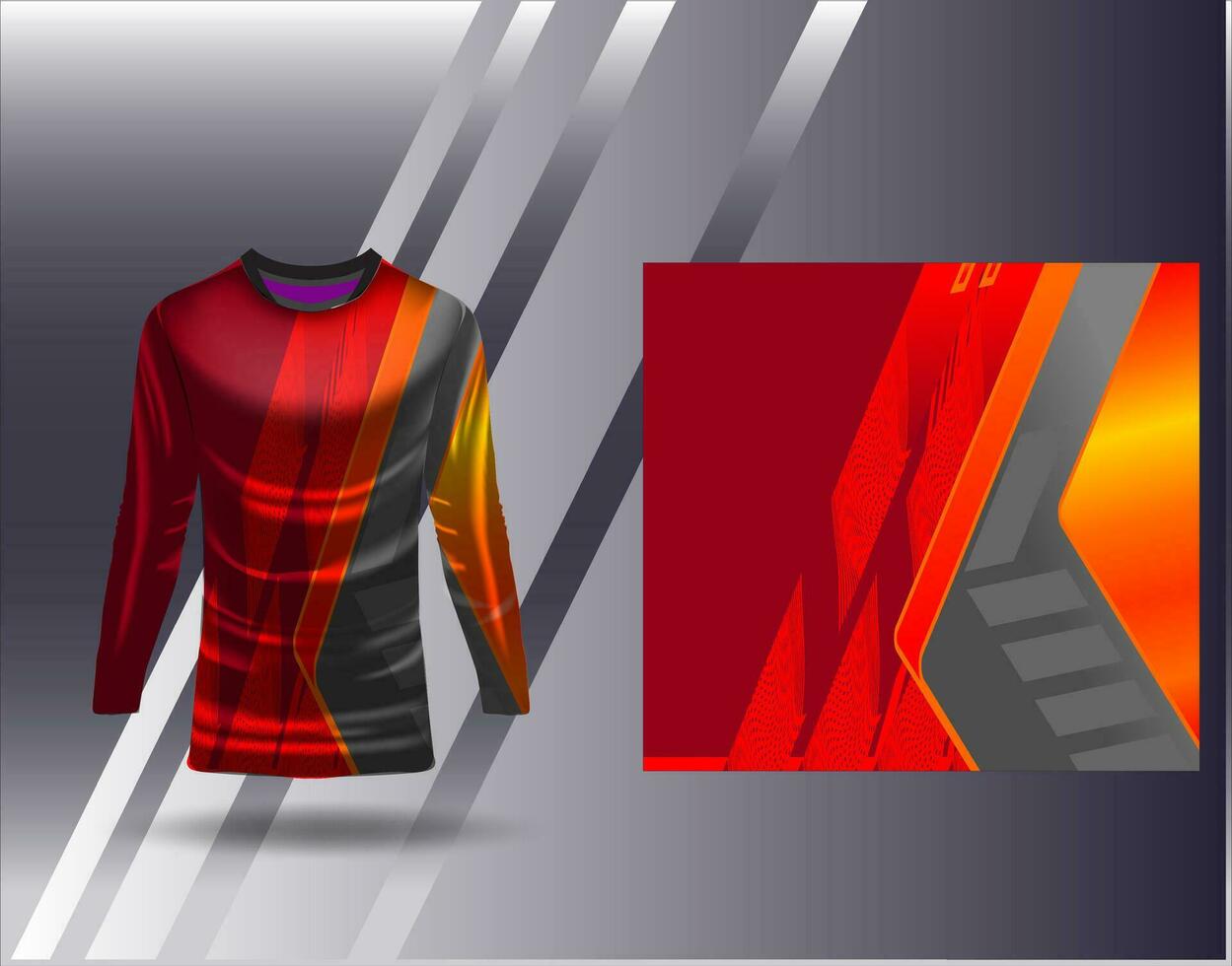gli sport maglia e maglietta modello gli sport design per calcio da corsa gioco maglia vettore