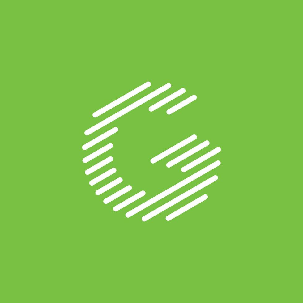 lettera g logo design icona vettore con moderno unico stile