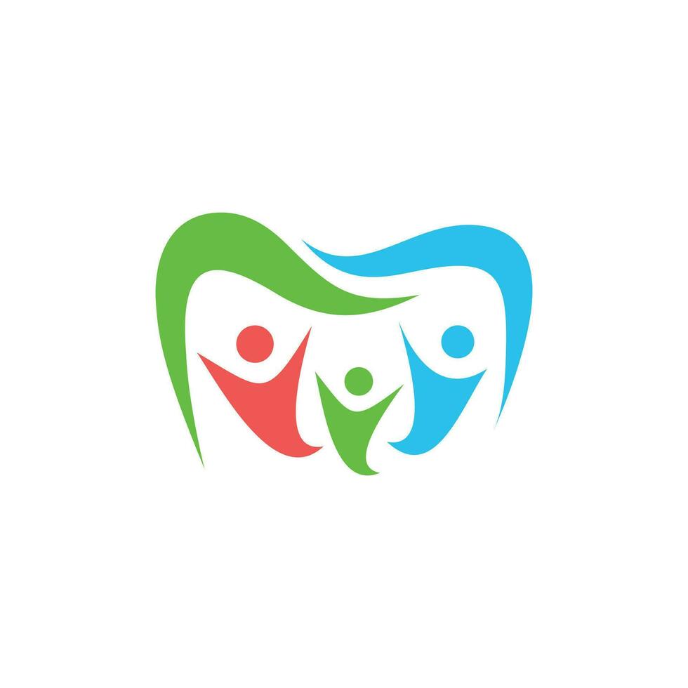 dentista logo design icona vettore per attività commerciale e assistenza sanitaria