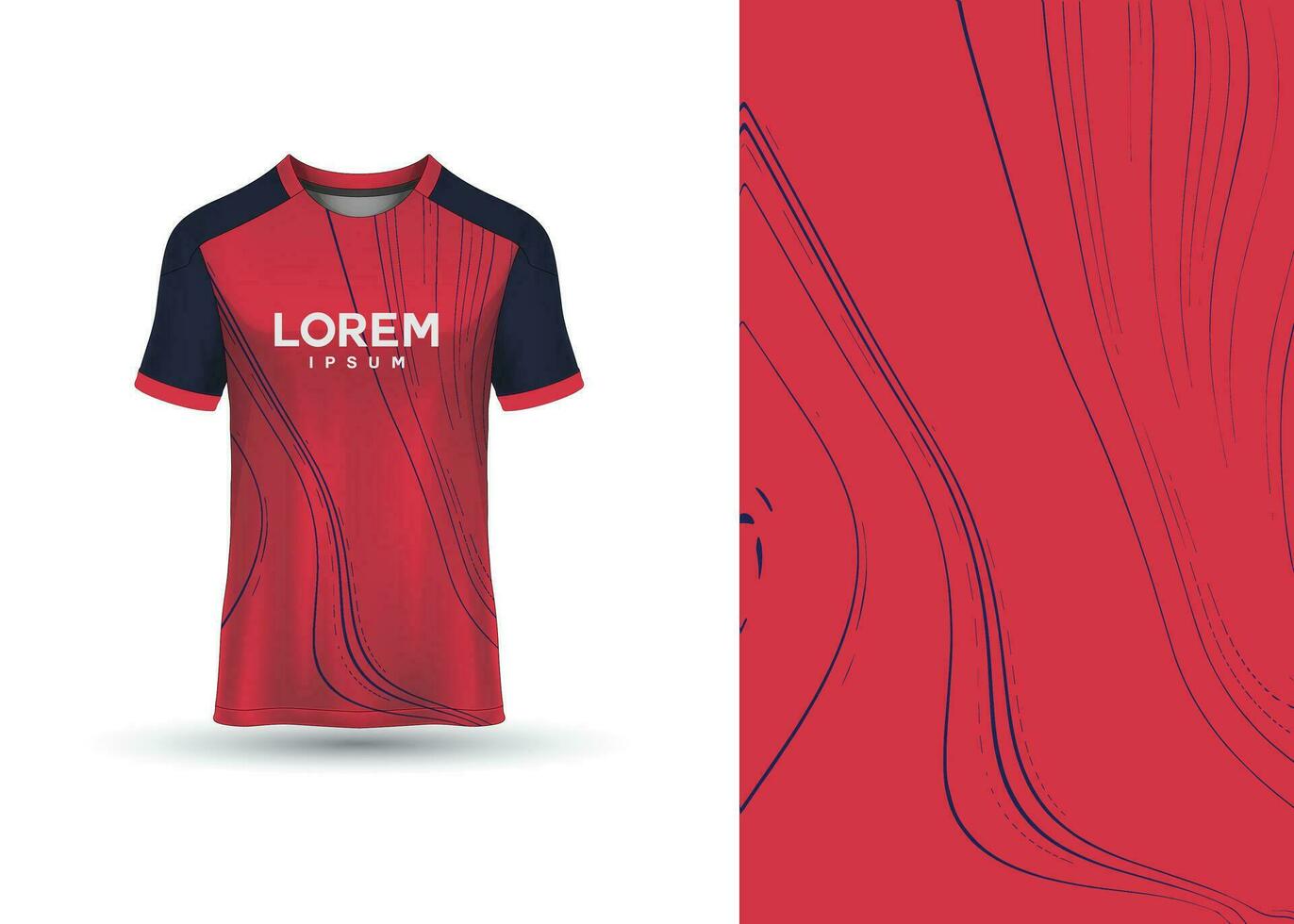 gli sport magliette, calcio maglie per calcio club. uniforme davanti Visualizza vettore