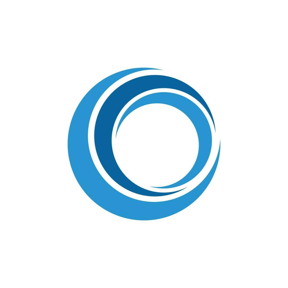 forma di cerchio logo design modello vettore