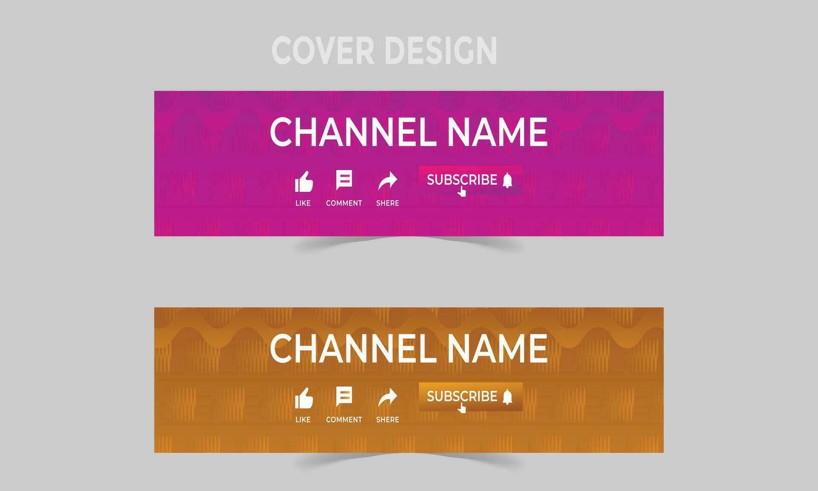 moderno Youtube bandiera per design il tuo canale. vettore