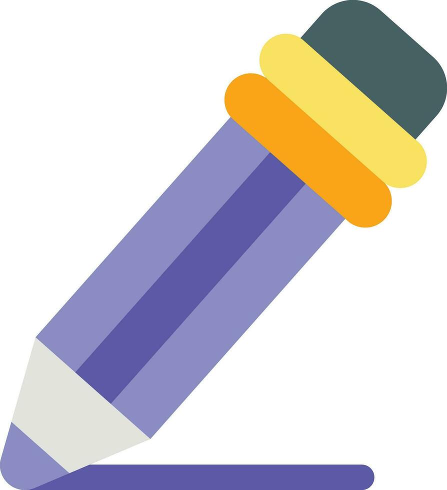 matita colore schema icona design stile vettore