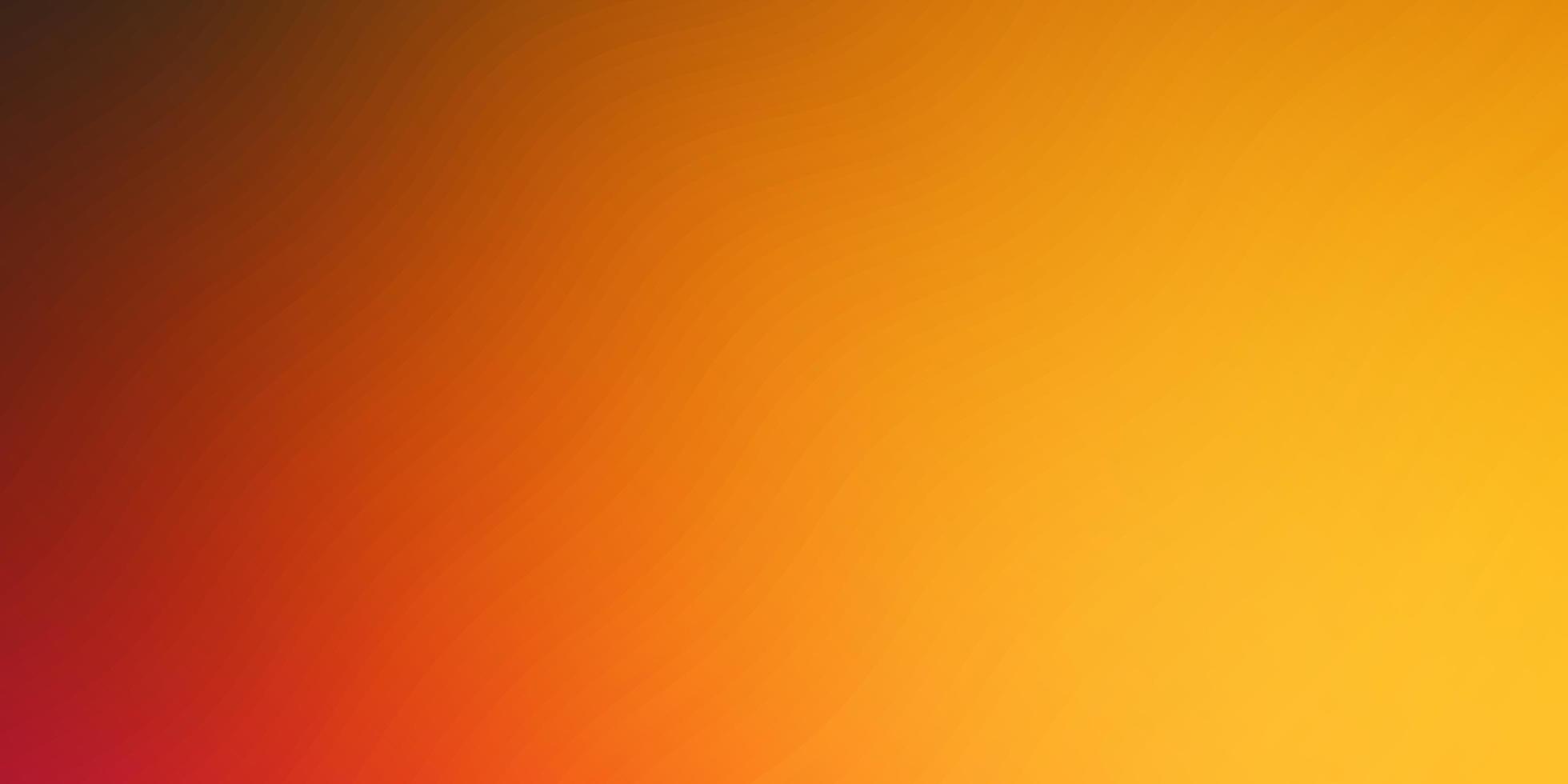 sfondo vettoriale arancione chiaro con linee. illustrazione in stile astratto con gradiente curvo. modello per opuscoli aziendali, volantini