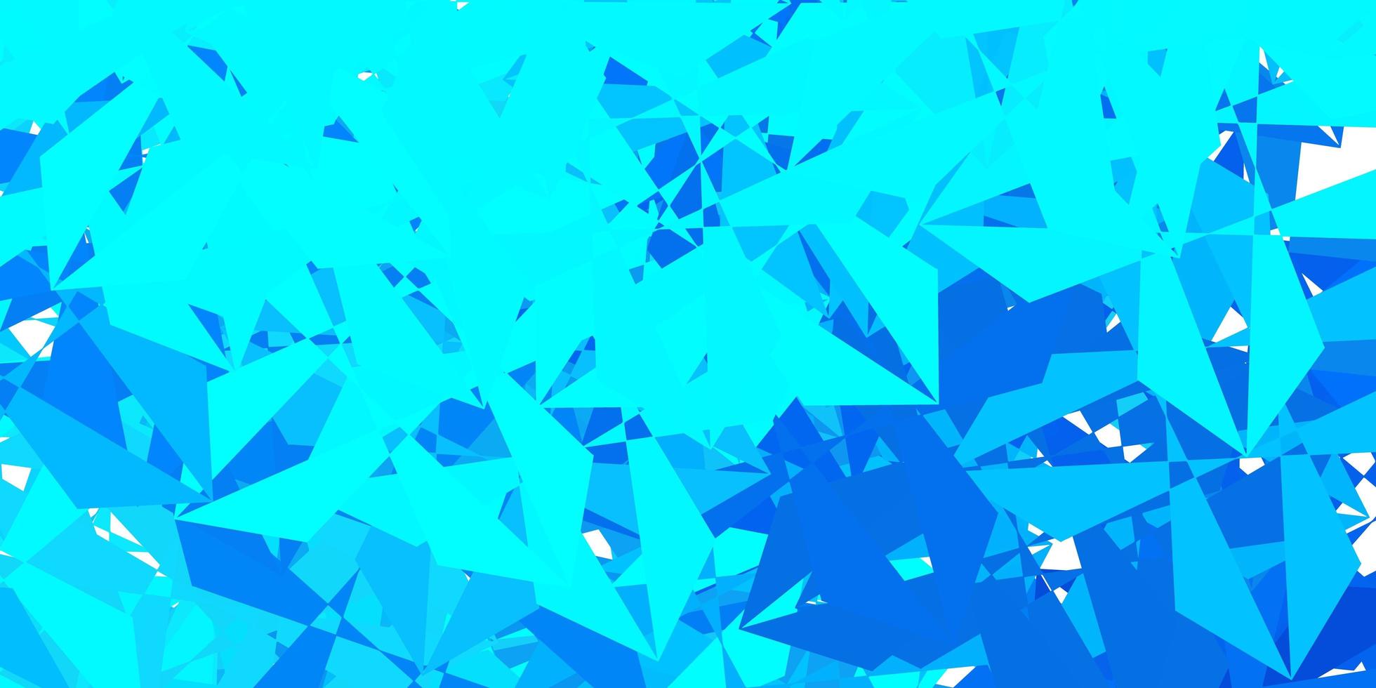 modello poligonale vettoriale blu chiaro.