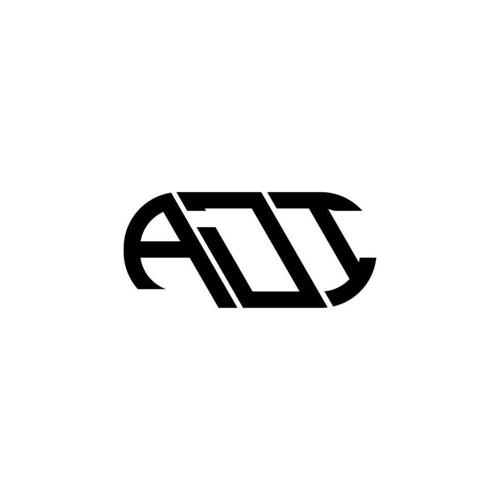 adi lettera logo design. adi creativo iniziali lettera logo concetto. adi lettera design. vettore