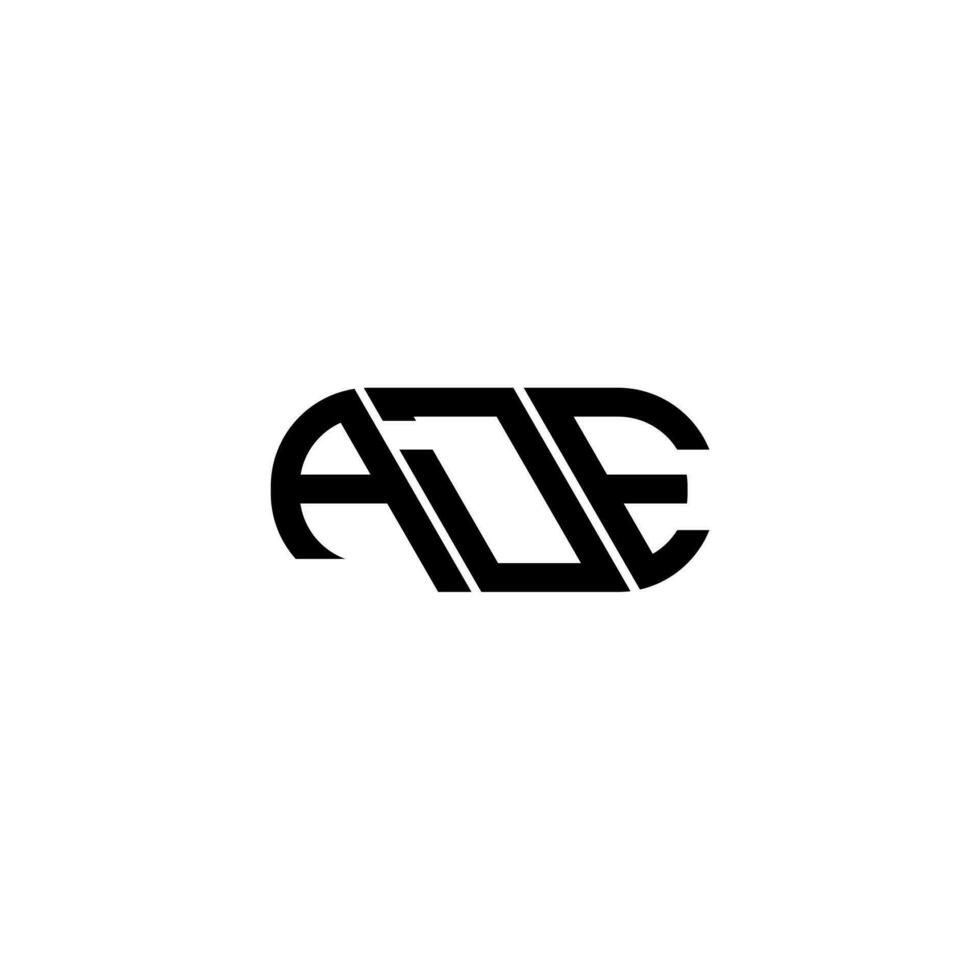 ade lettera logo design. ade creativo iniziali lettera logo concetto. ade lettera design. vettore