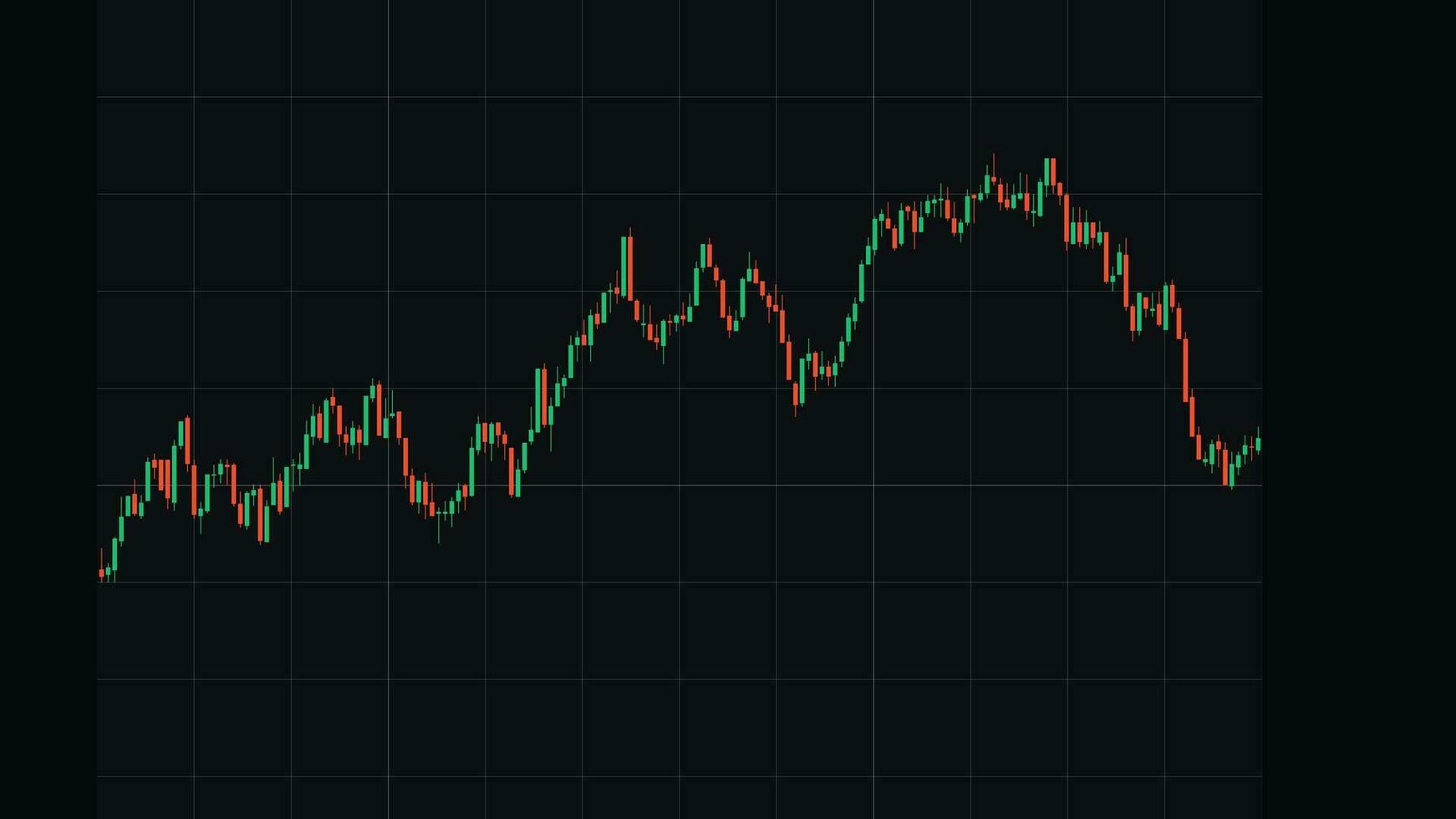 attività commerciale finanza grafico grafico dati crescita azione mercato investimento vettore. vettore